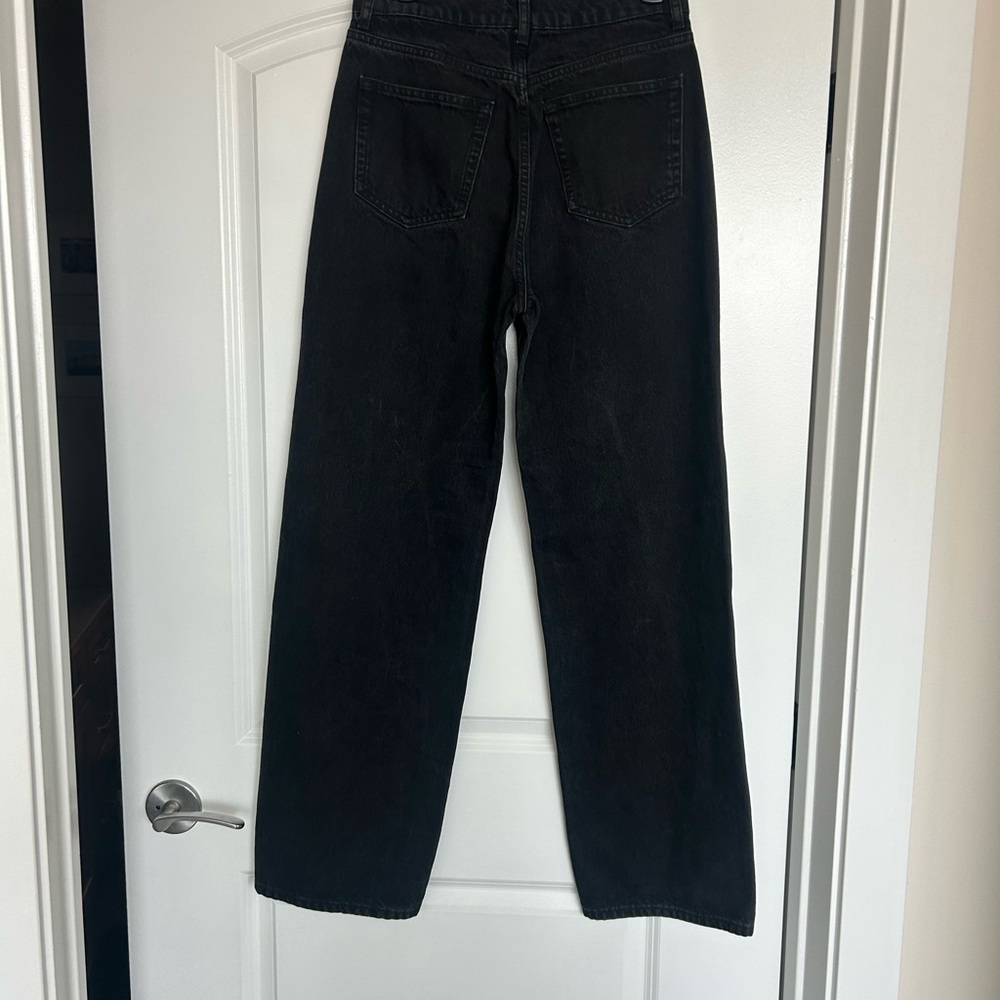 Reformation Cary Studded High Waist Slouchy Wide Leg Jeans - Picture 7 of 8